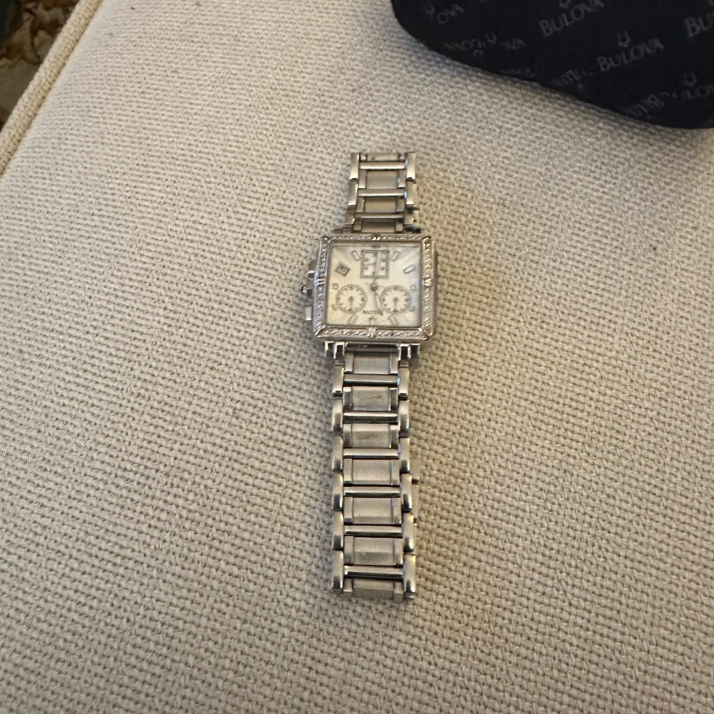 Bulova Silver Chronograph Watch - Picture 4 of 10